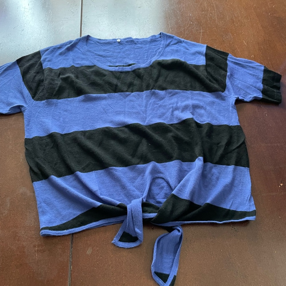 Boutique striped box sweater